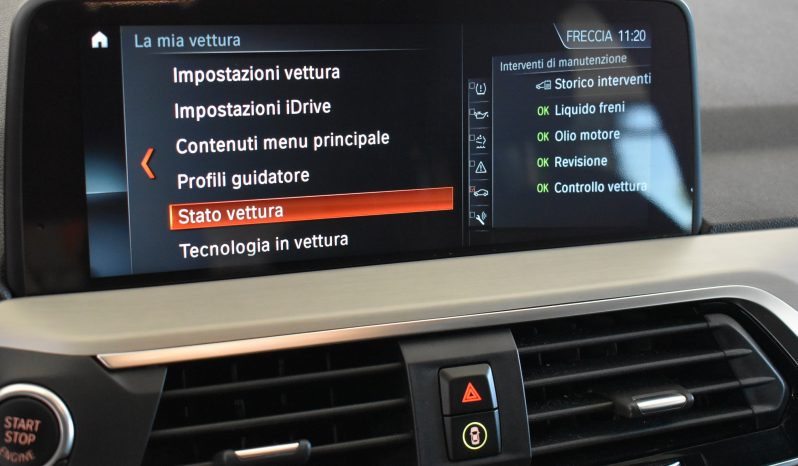 BMW X3 X3 G01 2018 xdrive20d Msport 190cv auto pieno