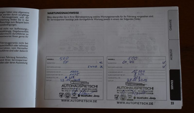 Fiat 500 500 1.2 Lounge 69cv my18 pieno